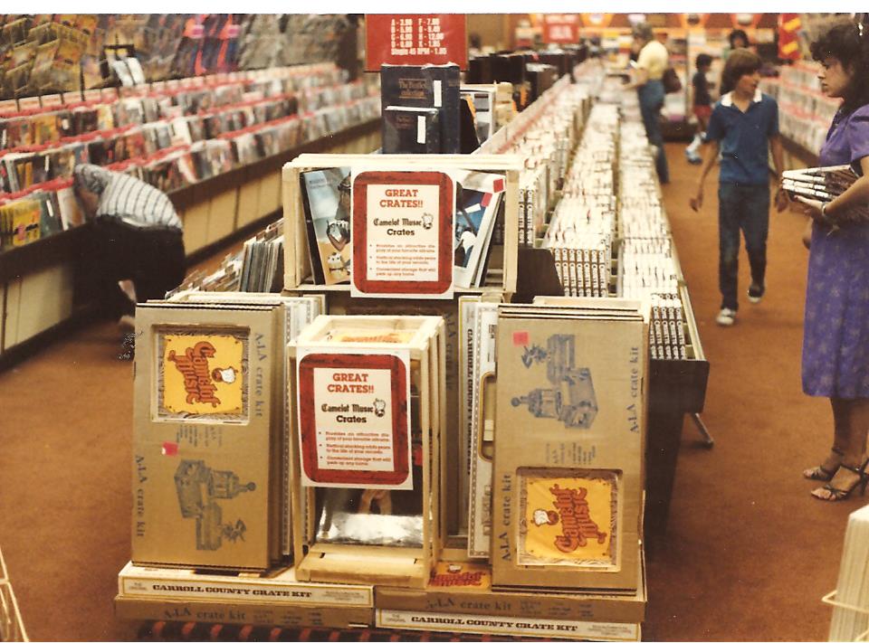 Camelot Music Display Crates  Camelot Music Display Crates