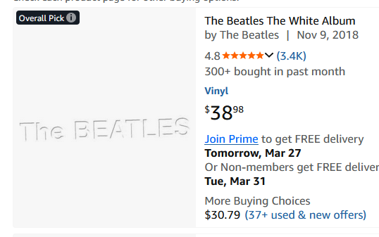 Beatles White Album 2026